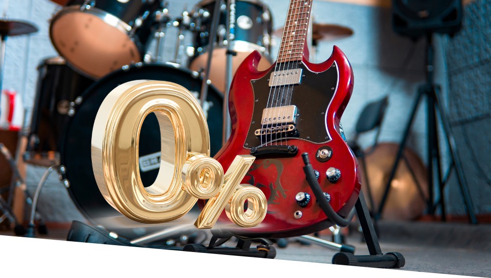 0% Finanzierung von Instrumenten